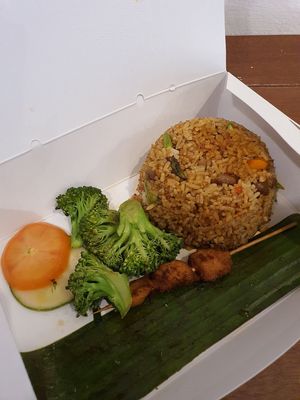 Petai fried rice at Warung Ijo in Central Singapore