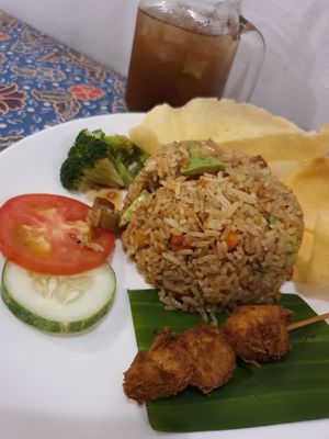 Petai fried rice ~ Circuit Breaker Period Phrase2 at Warung Ijo in Central Singapore