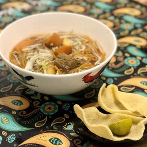 Beehoon soto at Warung Ijo in Central Singapore