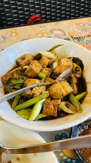 Tofu with lemongrass at Warung Ijo in Central Singapore