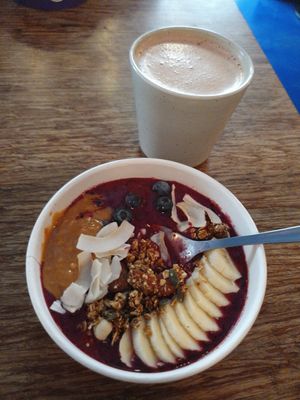 Vegan Acai bowl at GRØD in Frederiksberg
