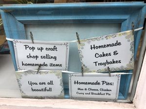 Window at Serendipities in Dundee