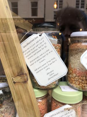 Soup mix for sale at Serendipities in Dundee