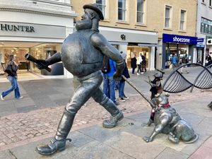 Desperate Dan at Serendipities in Dundee
