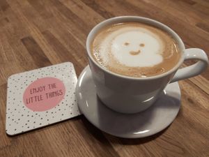 Responsibly-sourced coffee beans and multiple vegan-friendly milks to choose from at Serendipities in Dundee