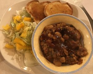 Bean chilli at Serendipities in Dundee