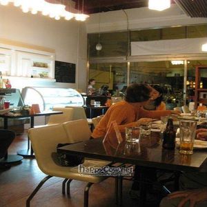 Inside the restaurant at Hale in Honolulu