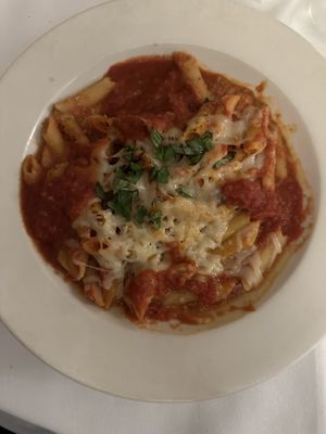 Vegan ziti  at Rini's in Elmsford