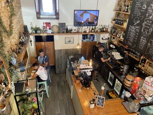   at Celeiro Cafe in Peniche