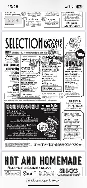   at Celeiro Cafe in Peniche