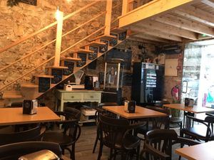 Interior  at Celeiro Cafe in Peniche