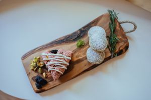 Cherry Pistachio Scone - Vegan Breakfast at Dreamers by DW in Wilmington