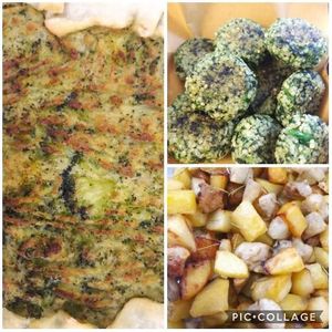 Patate al forno e torte di verdura at Tika Tika in La Spezia