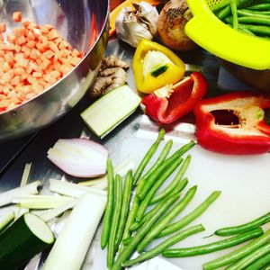 Vegetables at Tika Tika in La Spezia