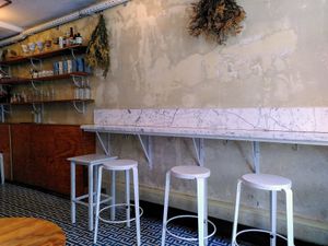 Counter seats at Ob-La-Di in Paris