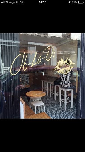 Outside  at Ob-La-Di in Paris