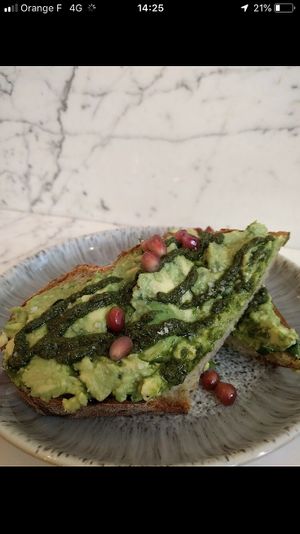 Toast at Ob-La-Di in Paris