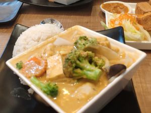 Yellow curry at The ThongLor Thai Restaurant in San Francisco