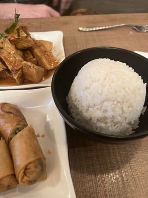 Side of jasmine rice  at The ThongLor Thai Restaurant in San Francisco