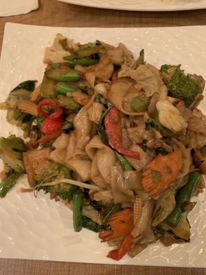 Pad kee mao at The ThongLor Thai Restaurant in San Francisco