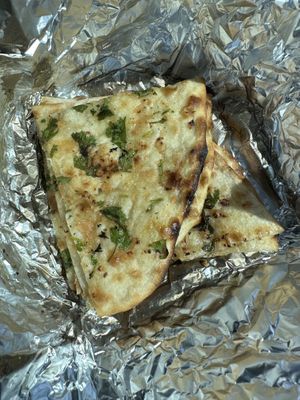 Garlic Roti (the chef gave us this garlic roti to take with us and said it was on the house). Very sweet people!  at Kebab & Curry in Madison