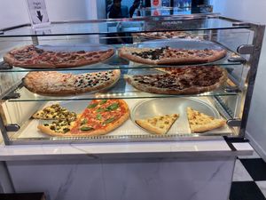 All of these are vegan! at Artistic Pizza in New York City
