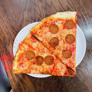 Yummy vegan options!  at Artistic Pizza in New York City