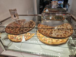8 vegan slices options! at Artistic Pizza in New York City