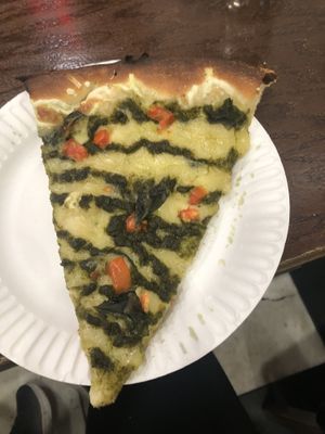Vegan pesto   at Artistic Pizza in New York City