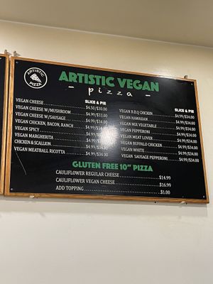   at Artistic Pizza in New York City