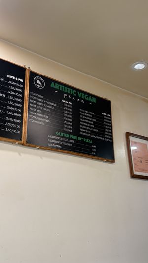   at Artistic Pizza in New York City