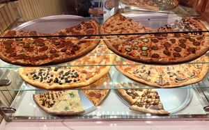 Vegan section  at Artistic Pizza in New York City