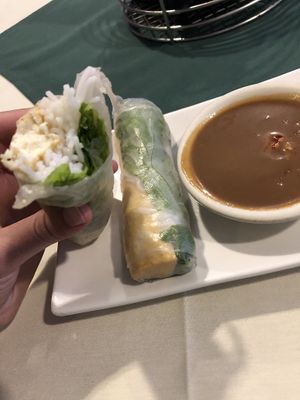 Tofu spring roll  at Pho 20 in Galveston