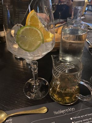 Fresh iced tea at 't Zusje in Terneuzen