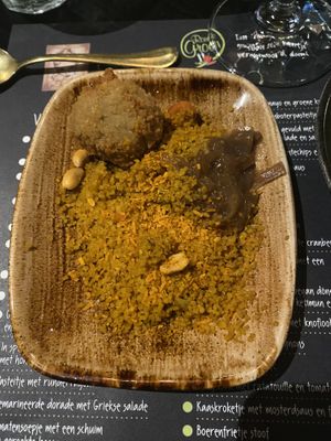 Couscous with a bitterbal at 't Zusje in Terneuzen