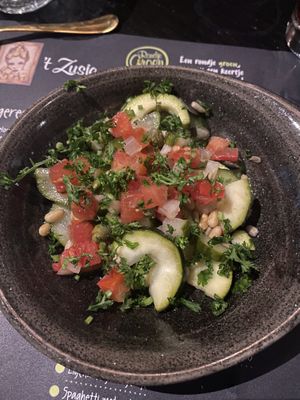 Pickled cucumber salad  at 't Zusje in Terneuzen