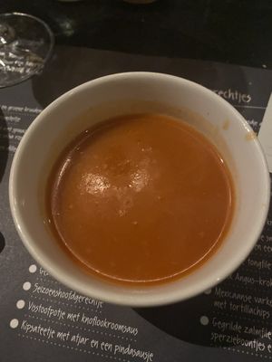Tomato soup at 't Zusje in Terneuzen