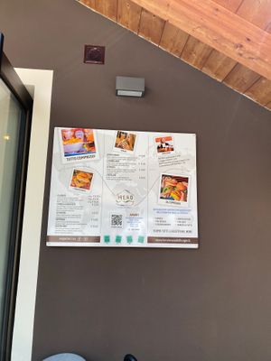 Menu at Hero in Predazzo