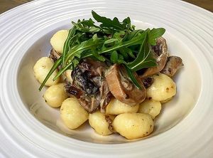 Vegan gnocchi. Photo by: Brasserie L'Instant on Facebook at Brasserie L'Instant in Ajaccio