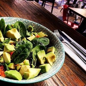 Vegan salad. Photo by: Brasserie L'Instant on Facebook at Brasserie L'Instant in Ajaccio