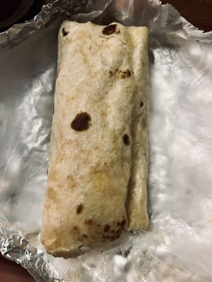 Large vegan southwest wrap with tofu  at Betty's in Kutztown