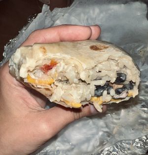 vegan southwest wrap with tofu  at Betty's in Kutztown