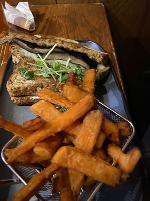 Grilled cheese  at Rusty's at Blue in The Blue Mountains