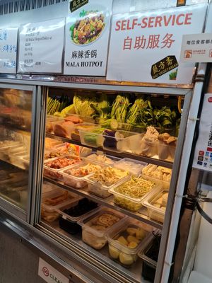 Mala Hotpot  ingredients ~ at SHU Vegetarian 蔬方斋 - Toa Payoh in Central Singapore