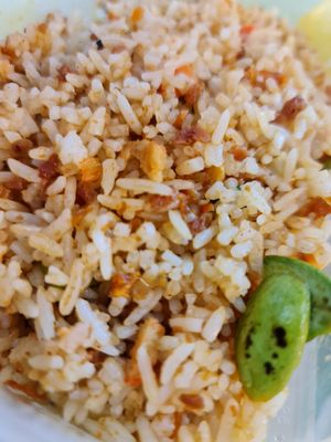 Petai fried rice ~ 25/8/21 at SHU Vegetarian 蔬方斋 - Toa Payoh in Central Singapore