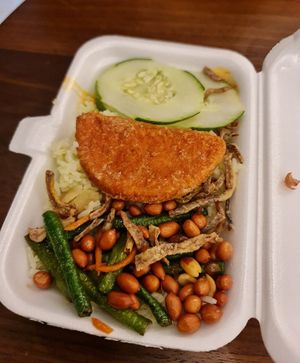 $3.50 ~ Nasi Lemak ~ 26/11/21 at SHU Vegetarian 蔬方斋 - Toa Payoh in Central Singapore