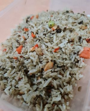 My favourite Olive Fried Rice ~ 22/2/22 at SHU Vegetarian 蔬方斋 - Toa Payoh in Central Singapore