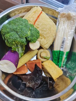 $13.70 ~ Mala Hotpot ~ 8/7/22 at SHU Vegetarian 蔬方斋 - Toa Payoh in Central Singapore