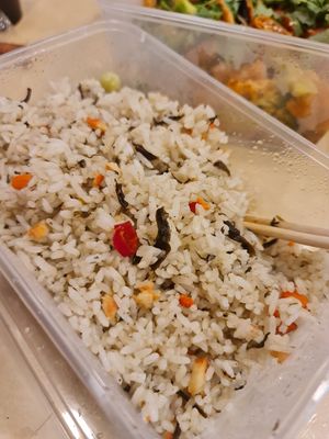 Olive Fried Rice ~ 8/7/22 at SHU Vegetarian 蔬方斋 - Toa Payoh in Central Singapore