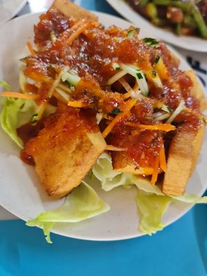 Thai Style Tofu ~ 30/12/22 at SHU Vegetarian 蔬方斋 - Toa Payoh in Central Singapore